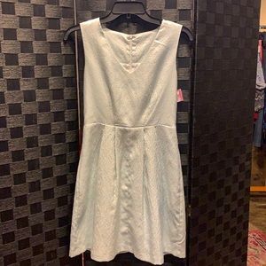 Metallic shimmer Icy blue dress